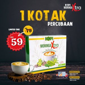 Trial Set - 1 Kotak Kopi Moringa Xtra