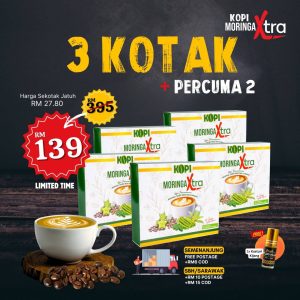 3 Kotak + Percuma 2 + Gift Kasturi Kijang